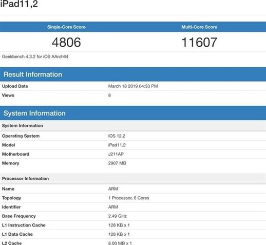 ipad air2019参数