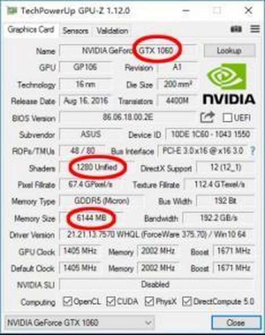 gtx1060 6g