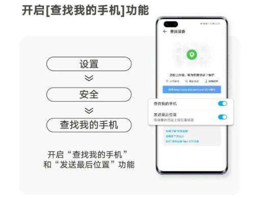 华为手机丢失定位